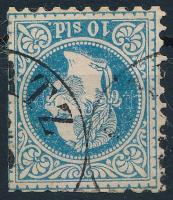 Magyar Posta Romániában 10sld 2 oldalon ollóval vágva "(GALL)ATZ"