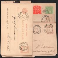 20 db régi magyar díjjegyes