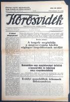 [Folyóirat] Körösvidék. Független keresztény politikai napilap. Felelős szerkesztő: Migend Dezső. XX...