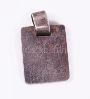 Ezüst (Ag) nyakkendőtű és függő, közte jelzett, bruttó 9,.8g