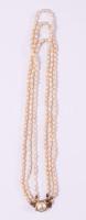 Háromsoros gyöngy nyaklánc, 42g