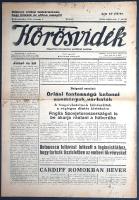 [Folyóirat] Körösvidék. Független keresztény politikai napilap. Felelős szerkesztő: Migend Dezső. XX...