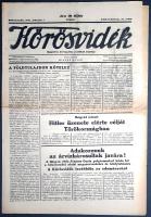 [Folyóirat] Körösvidék. Független keresztény politikai napilap. Felelős szerkesztő: Migend Dezső. XX...