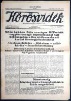 [Folyóirat] Körösvidék. Független keresztény politikai napilap. Felelős szerkesztő: Migend Dezső. XX...