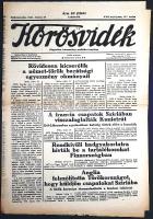 [Folyóirat] Körösvidék. Független keresztény politikai napilap. Felelős szerkesztő: Migend Dezső. XX...