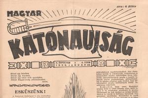 [Folyóirat] Magyar Katonaújság. Szerkeszti: Rózsás János. Megjelenik hetenként. II. évfolyam, 4. szá...