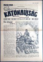 [Folyóirat] Magyar Katonaújság. Szerkeszti: Rózsás János. Megjelenik hetenként. IV. évfolyam, 34. sz...