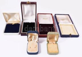 6 darab régi ékszer / óra doboz