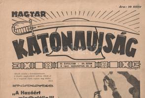 [Folyóirat] Magyar Katonaújság. Szerkeszti: Rózsás János. Megjelenik hetenként. IV. évfolyam, 35. sz...
