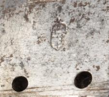 Mannlicher M1895 bajonett, jelzett, a pengén koronás magyar címerrel és "F.G.GY." gyártói ...