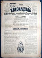 [Folyóirat] Magyar Katonaújság. Szerkeszti: Rózsás János. Megjelenik hetenként. VI. évfolyam, 22. sz...