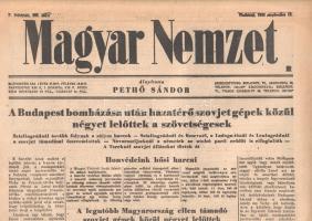 [Folyóirat] Magyar Nemzet. 14 szórványszám 1941. július 13. és 1943. június 23. között. Valamennyi l...