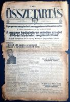 [Folyóirat] Összetartás. Főszerkesztő: Csűrös Zoltán. II. évfolyam, 295. szám. (1944. december 19.) ...