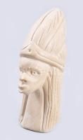Afrikai kőszobor, m: 11 cm