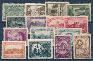 Spanyolország 1930 Mi 537-551 (Mi EUR min. 100.-)