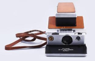cca 1970 Polaroid SX-70 Alpha 1 fényképezőgép, vállpánttal, jó állapotban