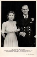 Princess Elisabeth and Lieut. Philip Mountbatten at Buckingham Palace photo (EK)