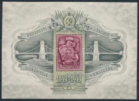 1949 Lánchíd (III.) blokk (110.000) (gumihiba / gum disturbance)