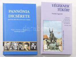 2 db könyv - Lisztóczky László: Pannónia dicsérete. Magyar költők egyetlen versei. Eger, 2019, Dsida Jenő Baráti Kör. + Lisztóczky László: Végekne tüköri. Versek Egerről. Gyöngyös, Pallas. Kiadói kartonált kötés, jó álllapotban.