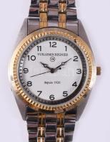 Vuillemin Regnier karóra, fém szíjjal, kvarc, d: 35mm