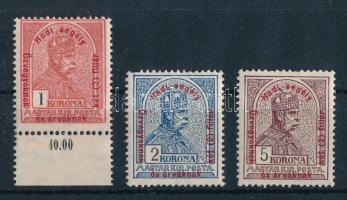 1915 Hadisegély II. 1K, 2K + 5K (10.800)