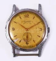 Rodams 15 köves svájci karóra, mechanikus, nem működik, sérült üveggel, d: 4 cm