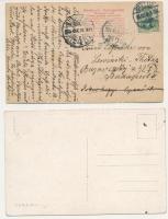 2 db RÉGI motívum képeslap: Erzherzog Franz Ferdinand im Manöverfelde, Prinz Eitel Friedrich und sei...