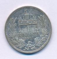 1912KB 1K Ag "Ferenc József" T:XF kis patina, folt Adamo K5.1