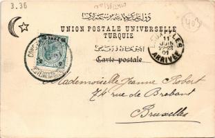 1901 Constantinople, Istanbul; Une rue a Stambul / street view (EK)