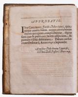 Iacobo Marchantio: Rationale Evangelizantium. [Colonia Agrippina [Köln], 1641, Sumptibus Ioannis Hen...