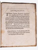 Iacobo Marchantio: Rationale Evangelizantium. [Colonia Agrippina [Köln], 1641, Sumptibus Ioannis Hen...