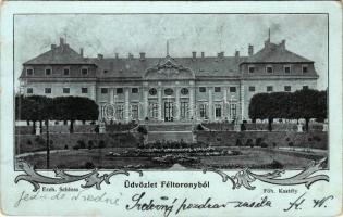 1902 Féltorony, Halbturn; Habsburg Frigyes főherceg kastélya / Erzh. Schloss / castle. Art Nouveau (Rb)