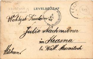 1902 Féltorony, Halbturn; Habsburg Frigyes főherceg kastélya / Erzh. Schloss / castle. Art Nouveau (...