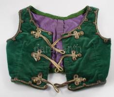 cca 1880-1930 3 darab pruszli, lánykamellény, jó állapotban