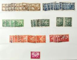 Deutsches Reich hatalmas pecsételt anyag sok teljes sorral illetve jobb értékkel (min Mi EUR 15.000,...