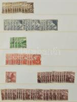 Deutsches Reich hatalmas pecsételt anyag sok teljes sorral illetve jobb értékkel (min Mi EUR 15.000,...