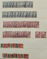 Deutsches Reich hatalmas pecsételt anyag sok teljes sorral illetve jobb értékkel (min Mi EUR 15.000,...