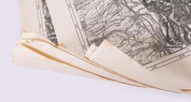 Régi katonai térképek, 9 db, közte több Erdély, jó állapotban