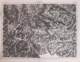 Régi katonai térképek, 9 db, közte több Erdély, jó állapotban