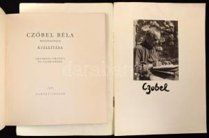 2 db Czóbel Béla katalógus: Czóbel Béla Kossuth-díjas festőművész gyűjteményes kiállítása. Csók Istv...