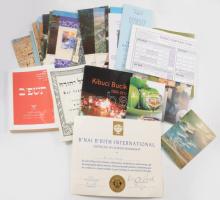 Vegyes judaika témájú prospektus tétel