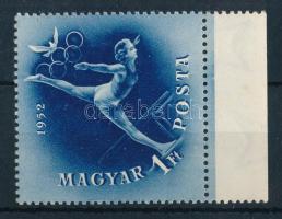 1952 Olimpia 1Ft számvízjellel (rozsda / stain)