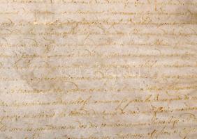 1749 Mária Terézia nevében kiadott kiváltságlevél Gerard Dubois Greylien a belgiumi Namur polgármest...