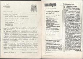 Kutyakiállítással, ebtenyésztéssel kapcsolatos vegyes kiadványok és papírok: Magyar Ebtenyésztők Ors...