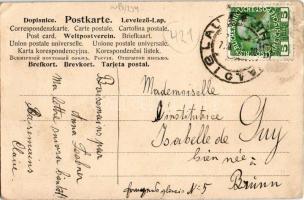 Krampus with birch and children s: E. Ernst (EK)