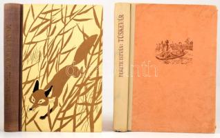 2 db könyv - Fekete István: Tüskevár. Első kiadás! Bp., 1957, Móra. + Fekete István: Téli berek. Els...