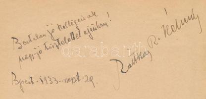 Ráttkay R. Kálmán: Modern országépítés. A szerző, Ráttkay R[adich] Kálmán (1894-1974) által DEDIKÁLT...