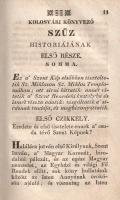 A' Kolosvári Könyvező Szűznek historiája. Irattatott az ott lévő Jésus Társaságbeli Szerzetesek...