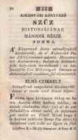 A' Kolosvári Könyvező Szűznek historiája. Irattatott az ott lévő Jésus Társaságbeli Szerzetesek...