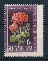 1950 Virág I. 1Ft elfogazva